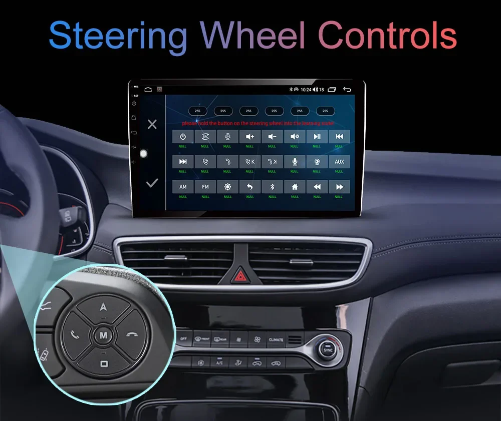 Android 14 2 Din Car Multimedia Player For Toyota Reiz 2010-2020 Head Unit Stereo GPS Navigation BT WIFI
