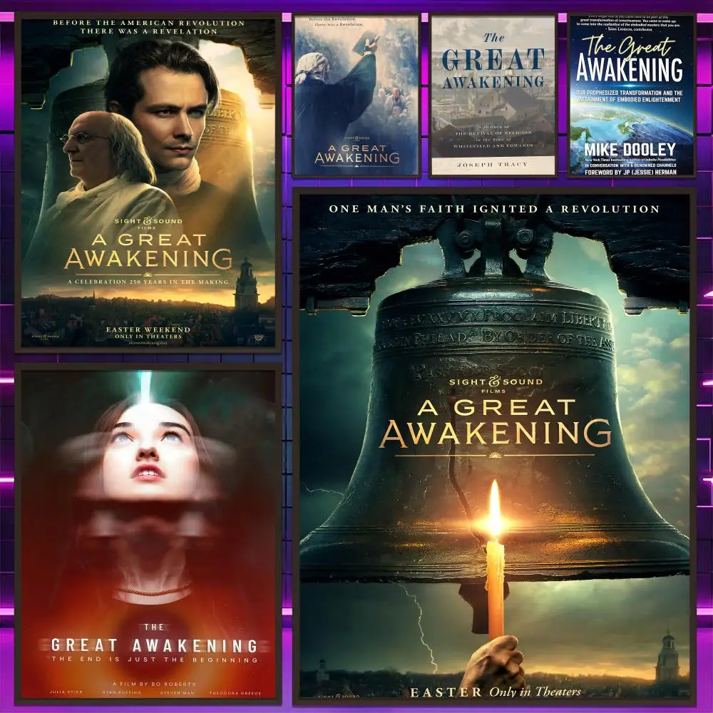 movie A-A Great Awakening Poster Versatile HD Waterproof Wall Art Self-Adhesive Decor for Any Space Ideal Gift