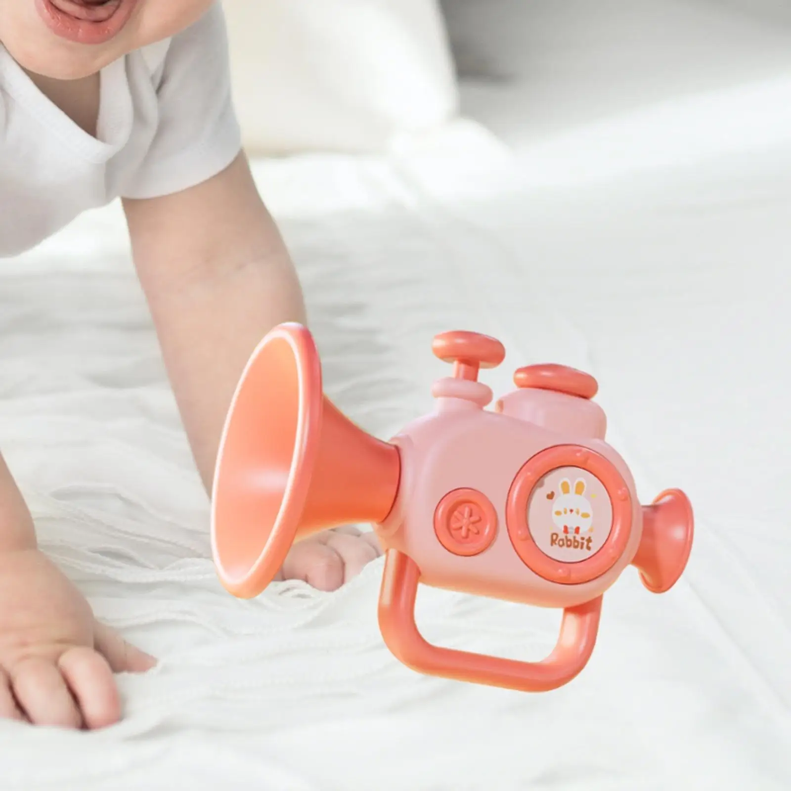 Gwizdek dla dzieci w kształcie małej trąbki dla dzieci w wieku 2-4 lat