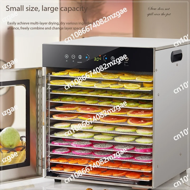 

Home Food Dehydrator Machine for Fruits, Meat & Herbs - Multi-Layer Electric Dryer for Pet Treats, Bamboo Shoots & Snacks