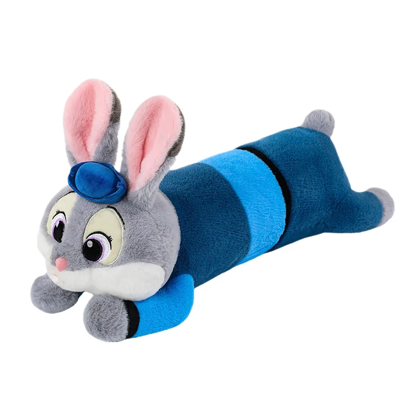 Oreiller en peluche Zootopia Judy et Nick, 100cm, mignon, cadeau d'anniversaire et de noël pour enfants, poupée animale en peluche, compagnon de sommeil doux