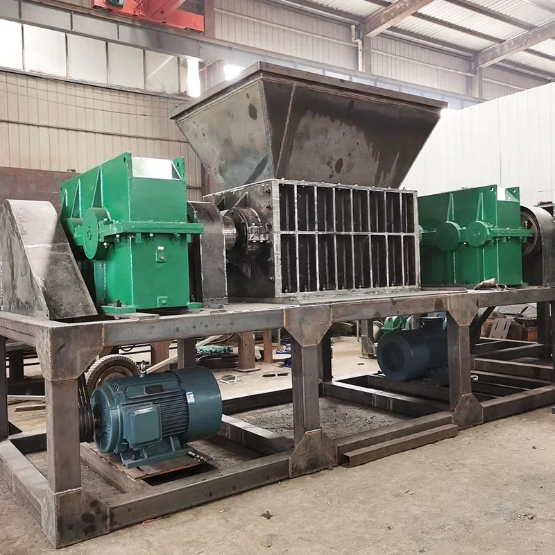 Band Shredder Plant Afval Band Recycling Metalen Schroot Shredder Machine Zware Schroot Metaal Plastic Crusher Shredder Machine