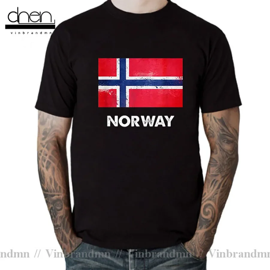 Norway Norge men t shirts fashion 2022 jerseys nation team tshirt cotton t-shirt meeting fitness gyms clothing tees country flag