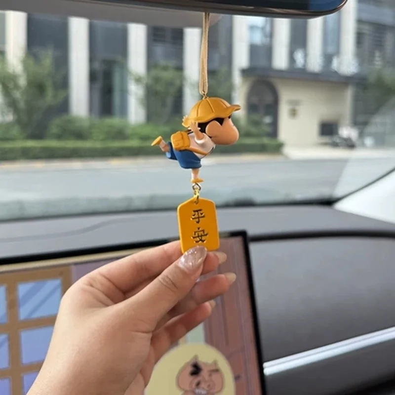 Anime Figure Cute New Xiaoxin Car Pendant Rear View Mirror Creative Safe Car Interior Decoration Birthday Surprise Gift For Fans image 6