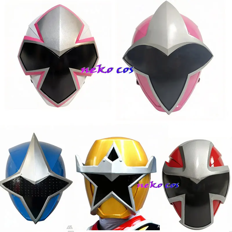 

Маска-шлем Nekocos Shuriken Sentai Ninninger из смолы для косплея, индивидуальный размер
