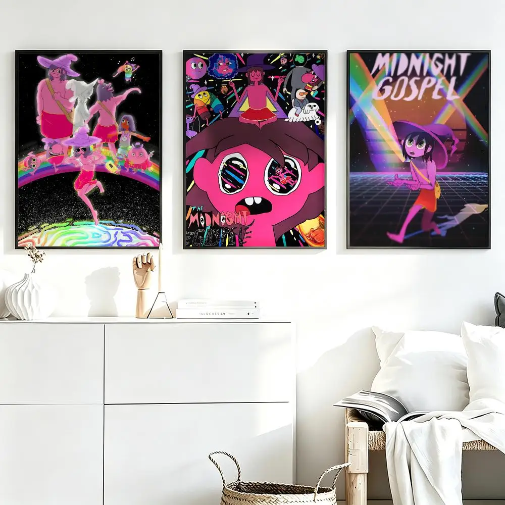 Aesthetic Wall Art Poster Trendy animation The Midnight Gospel Poster for Bedroom Dorm Room Home Decor Large Wall Picture Print