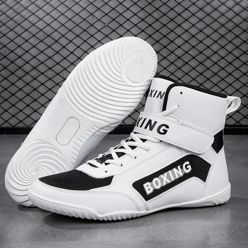 Professional Wrestling Shoes Men Women Wrestling Footwears Boxing Shoes Comfortable Flighting Sneakers