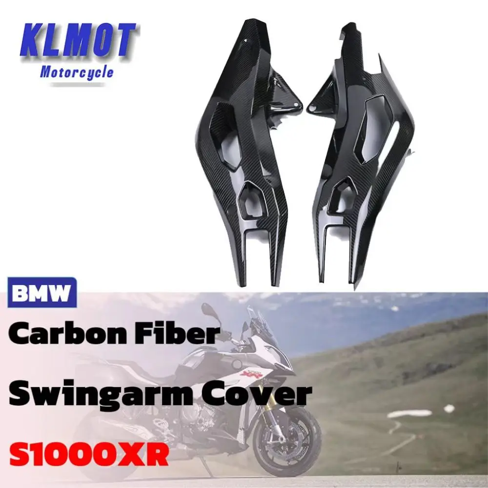 3K 100% Pure Dry Carbon Fiber Motorcycle Accessories Swingarm Cover Fairing Kits Parts Swing Arm For BMW S1000XR 2021 2022 2023+