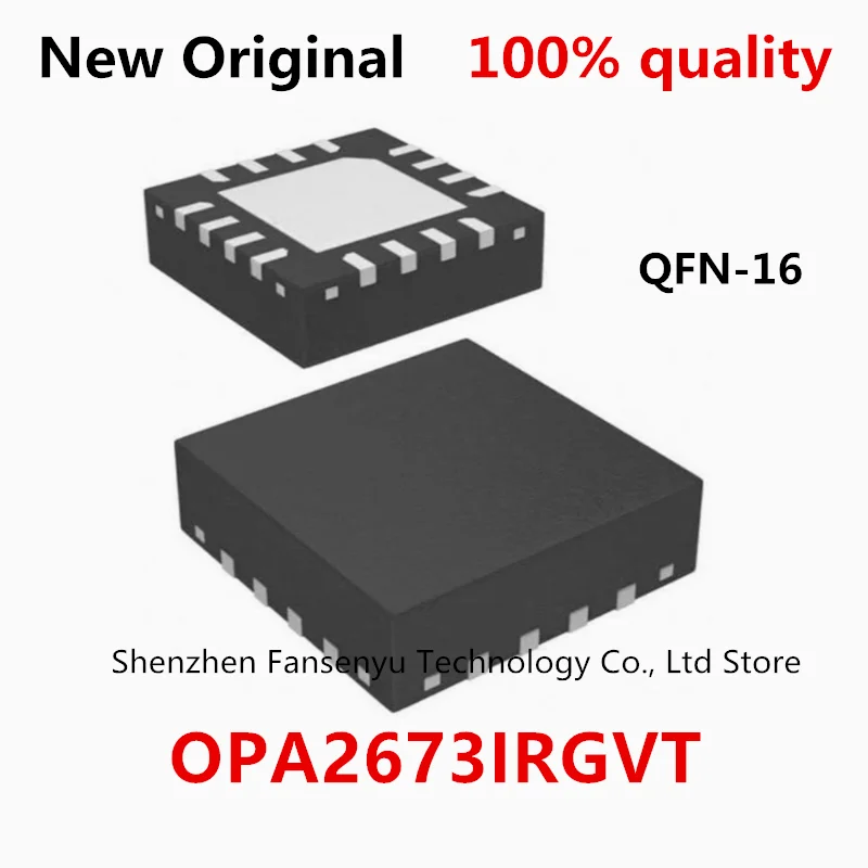 

5PCS OPA2673IRGVT OPA2673IRGVR OPA2673 2673 QFN-16 New original ic chip In stock
