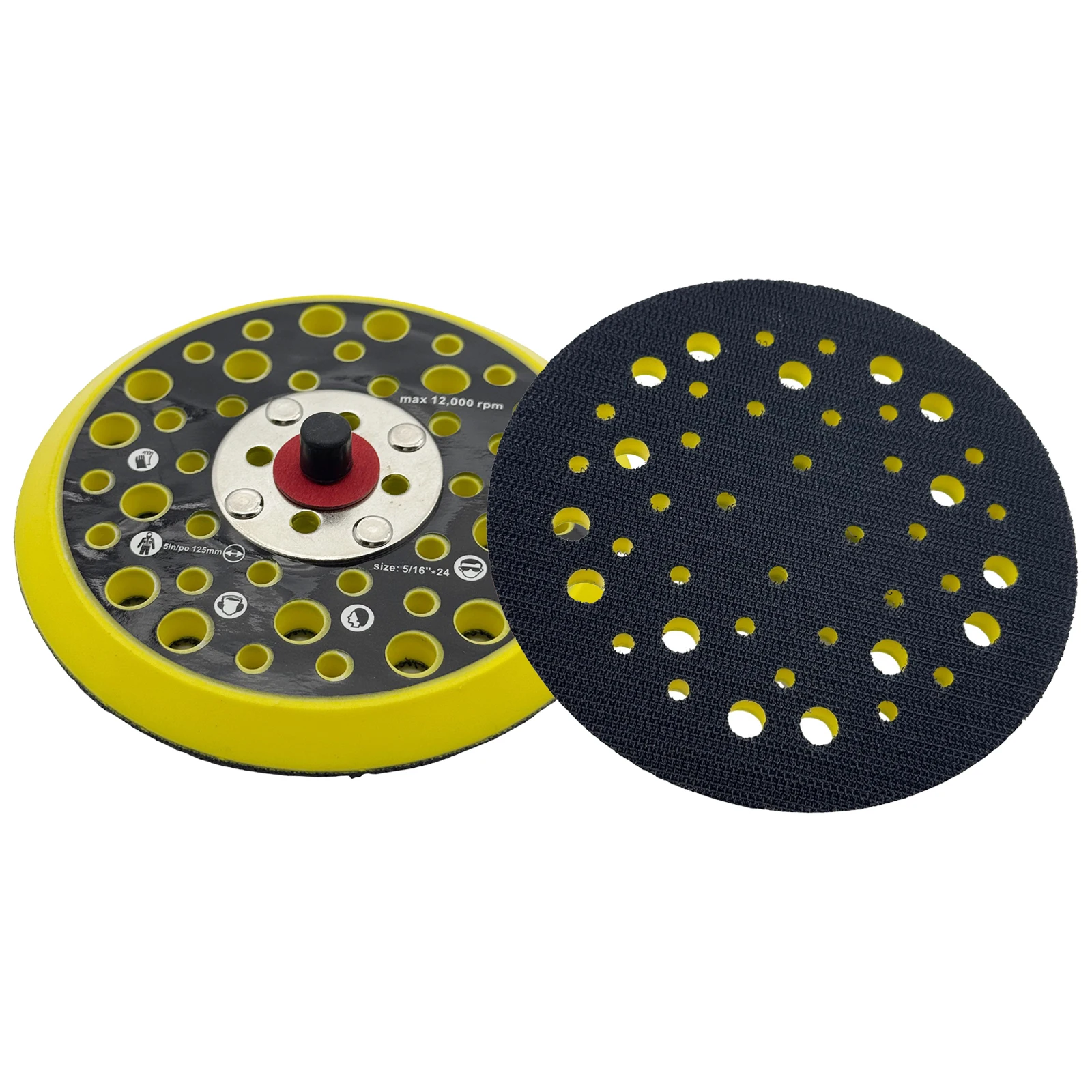 Hook Loop Back-up Sanding Pad 5Inch 125MM 5/16