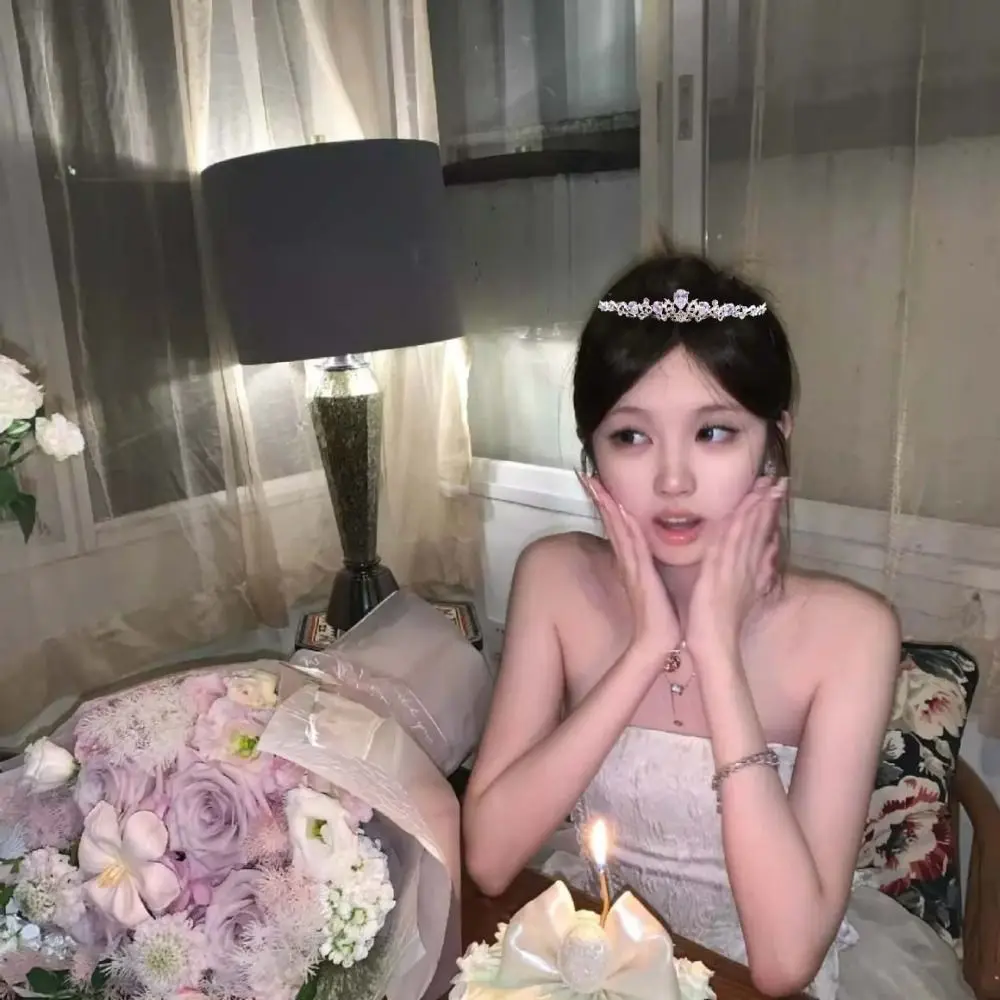 حجر الراين كريستال الزفاف التيجان الزفاف غطاء الرأس زهرة الخرز الفاخرة تاج تألق لامعة عيد ميلاد تاج خوذة عيد ميلاد