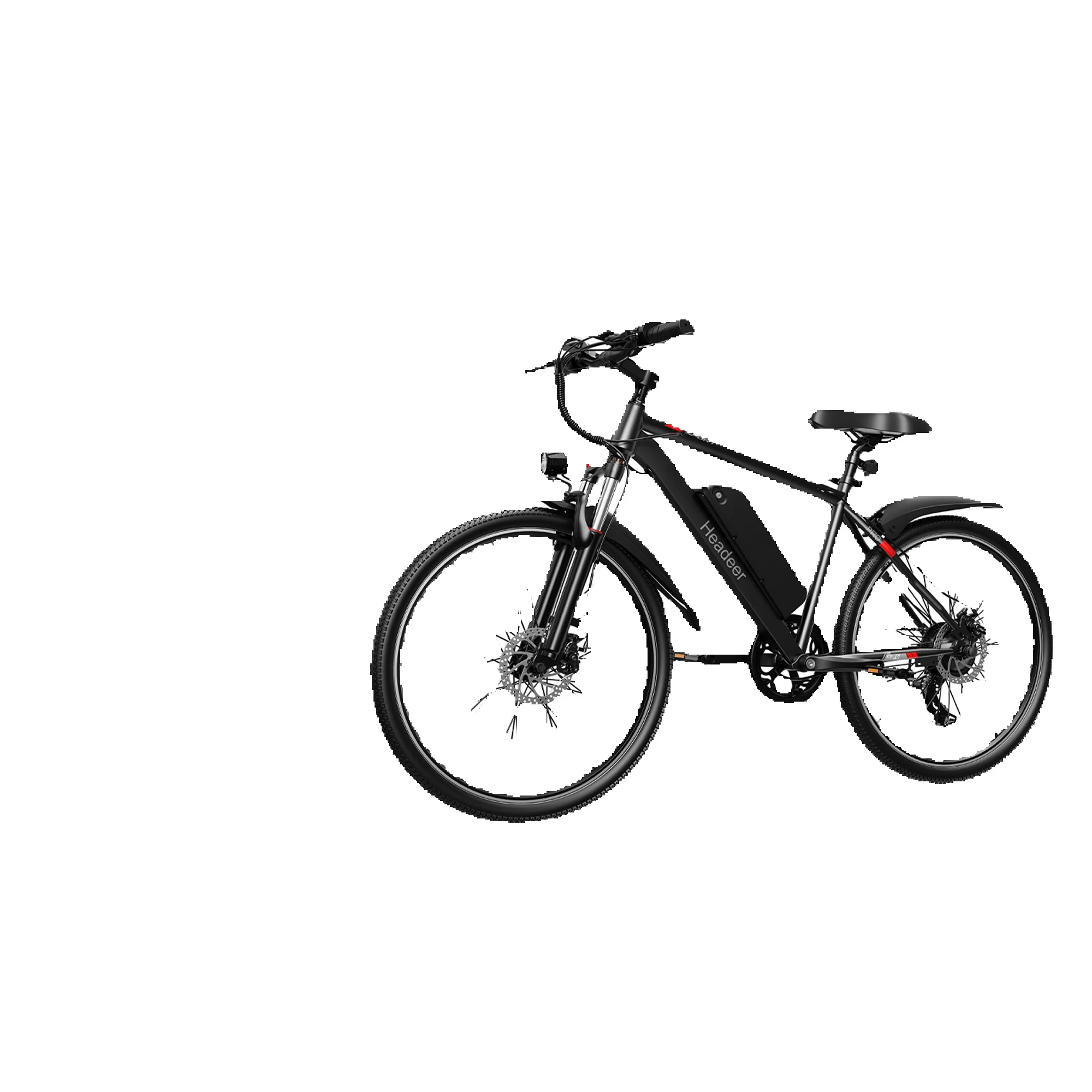 Zylvro BK1350 26 Zoll Elektrofahrrad für Erwachsene, 500W Motor, 48V 15Ah Abnehmbarer Lithium-Akku, 7 Gänge, 80km Reichweite, APP-Steuerung, City E-Bike
