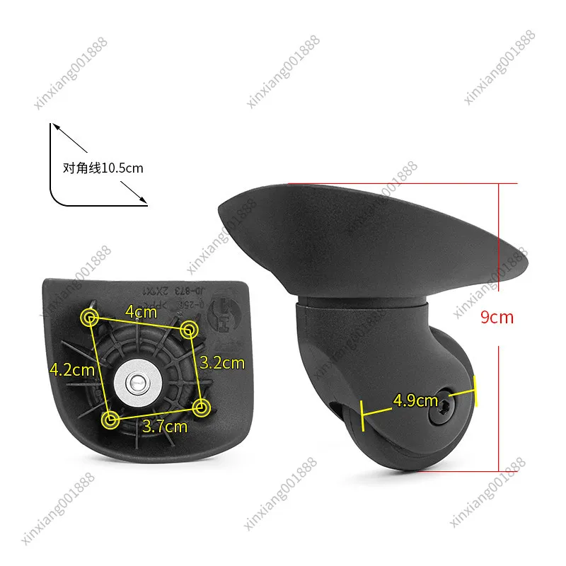 For Samsonite V22 Luggage Repair Parts JY-102 Silent Universal Wheel Trolley Case Replacement Caster