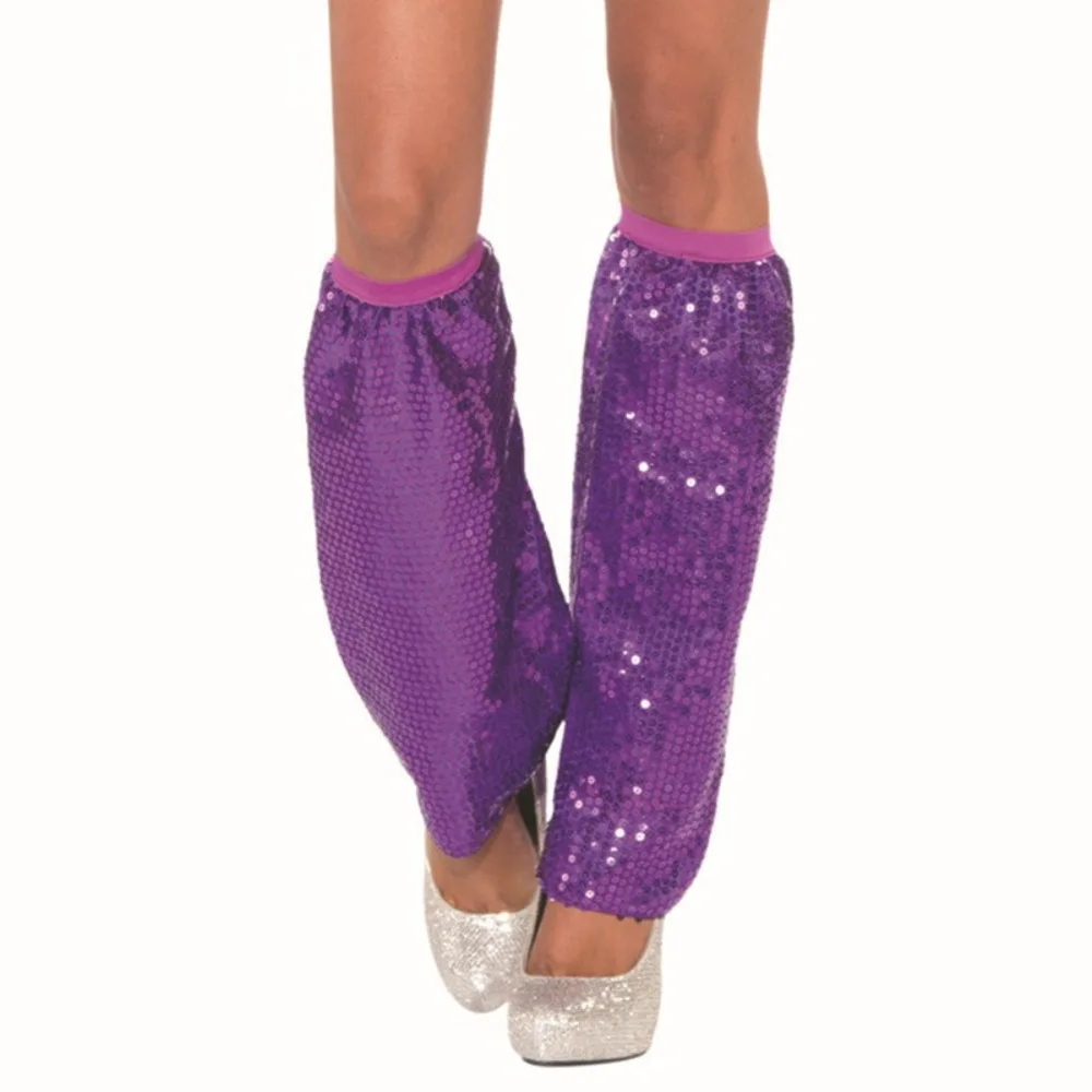 New Sequins Leg Warmers Party Dress Elegant Knee High Leg Socks Cosplay Glittering Party Deco Gift