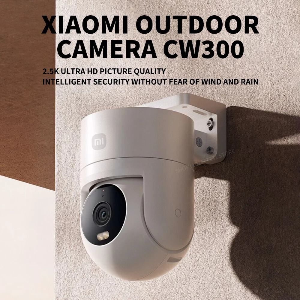 XIAOMI WLAN-Außenkamera CW300 2.5K Ultraklare Bildqualität Wind- und Regenfeste IP66 Wasserdichte KI-Humanoid-Überwachung CN – Detail 5