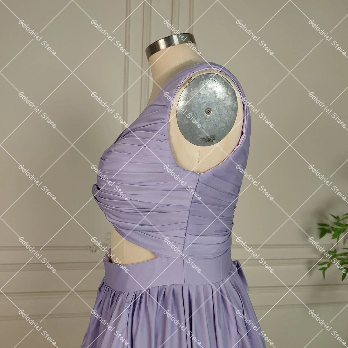 فستان سهرة من الساتان مكشكش على شكل حرف V مكشكش، صور حقيقية، قواطع مخصصة، مشد بلون سادة، فساتين حفلات الكوكتيل الأنيقة