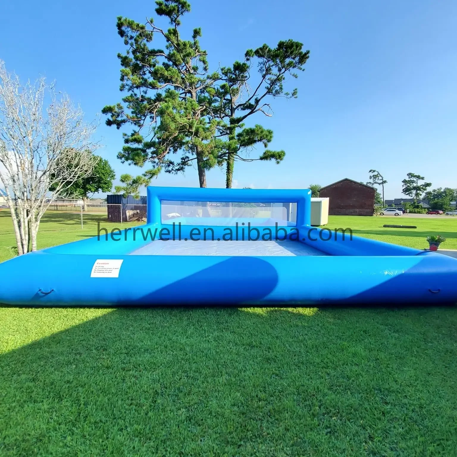 

JWCommercial air Tight Inflatable Volleyball Pool Water Volleyball Inflatable Volleyball Pool Party