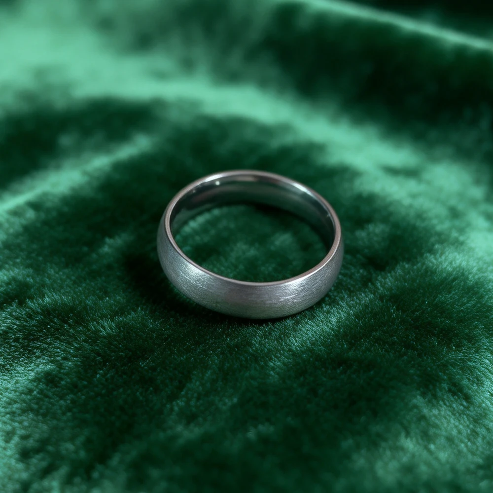 Fashion 5mm Tantalum Promise Rings For Men Wedding Engagement Band High Quality Jewelry Anniversary Gifts