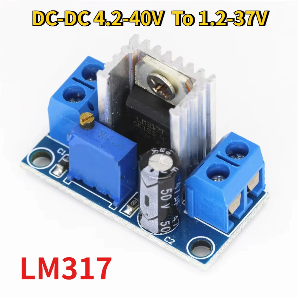LM317 Variable Power Supply Module DC-DC Adjustable Voltage Regulator Board 1.5V