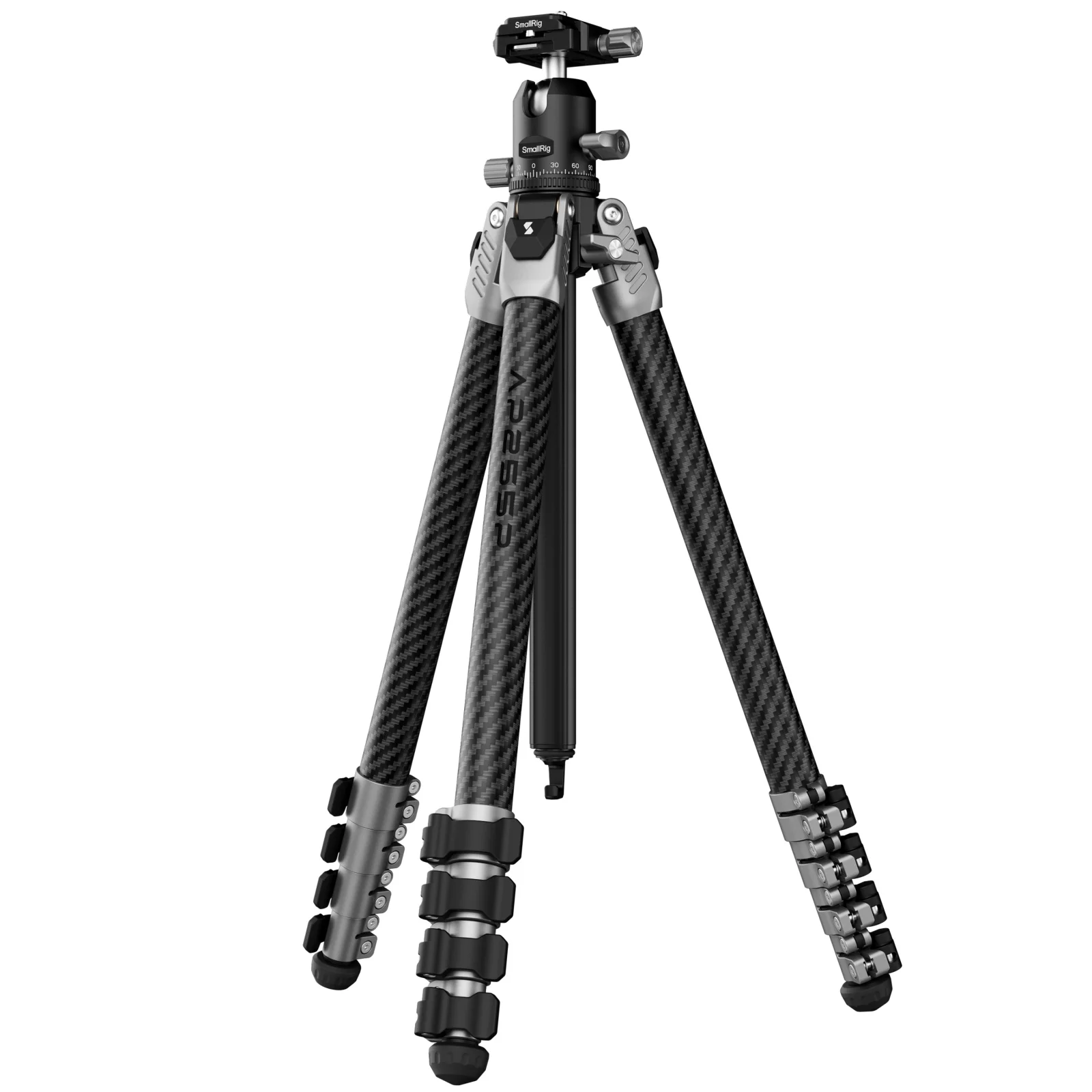 SmallRig Foto Koolstofvezel Statief Compact Draagbare Gladde Balhoofd voor Outdoor Schieten 160 cm Reizen Statief 5478