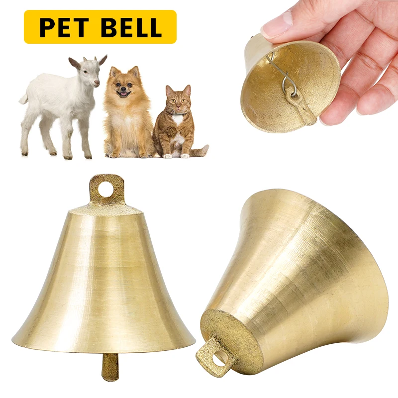 50mm Cow Horse Sheep Grazing Copper Bells Large Thickened Cattle Sheep Antique Bells Animal Prevent The Loss Zinc Alloy Bells