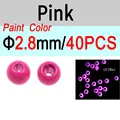 2.8mm Rosa 40 piezas