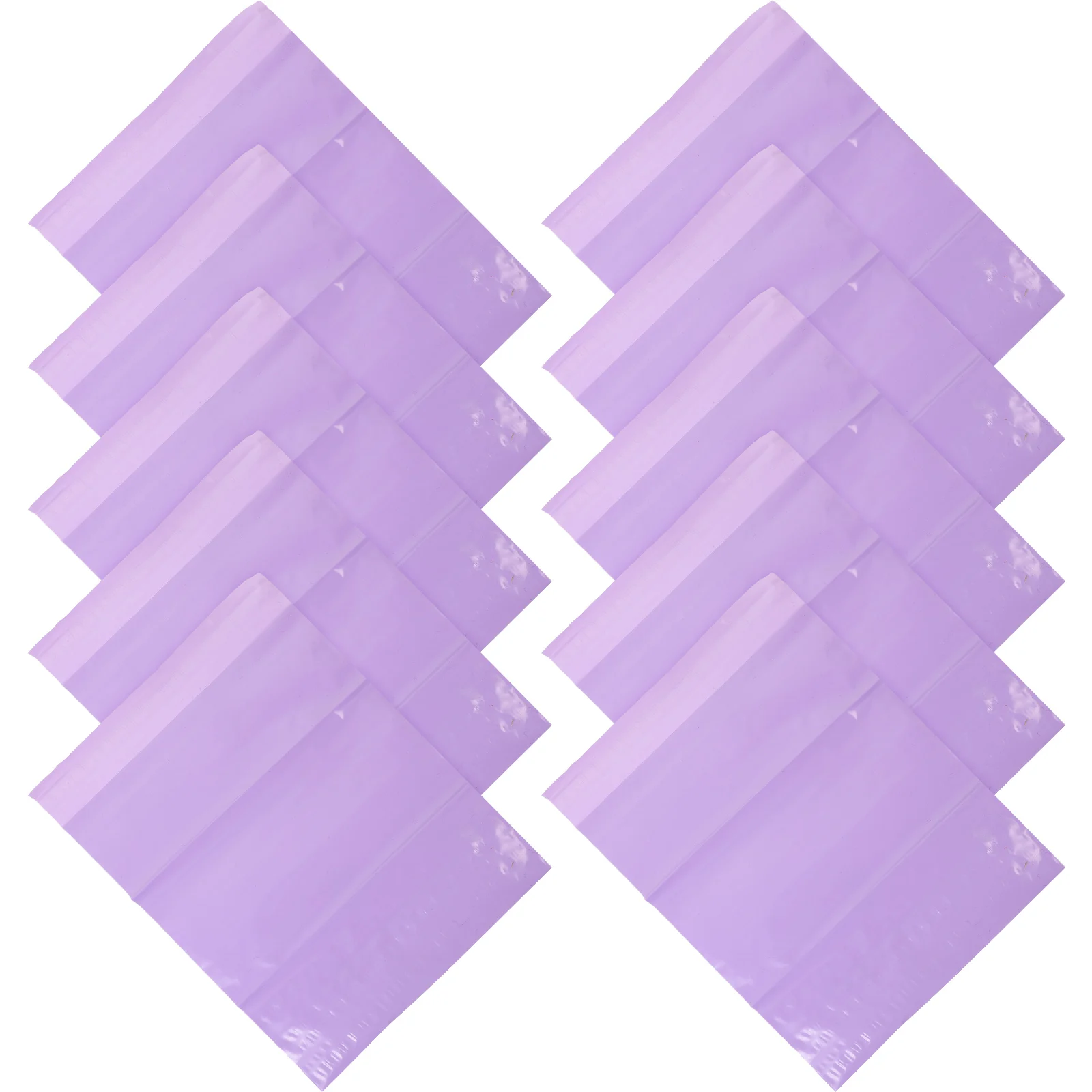 

100pcs Violet Mailing Bags Anti-Wear Strong Adhesive Water Resistant Odor Proof Sealing Closure for Sanitary Pads Small