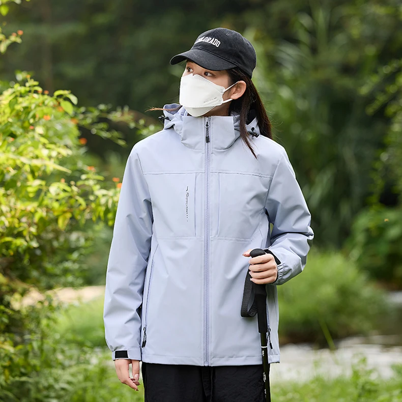 LNGXO 3-in-1-Winterjacke, Unisex, wasserdicht, winddicht, warm, Windjacke, austauschbare Fleecejacke, Wandern, Klettern, Camping – Detail 32