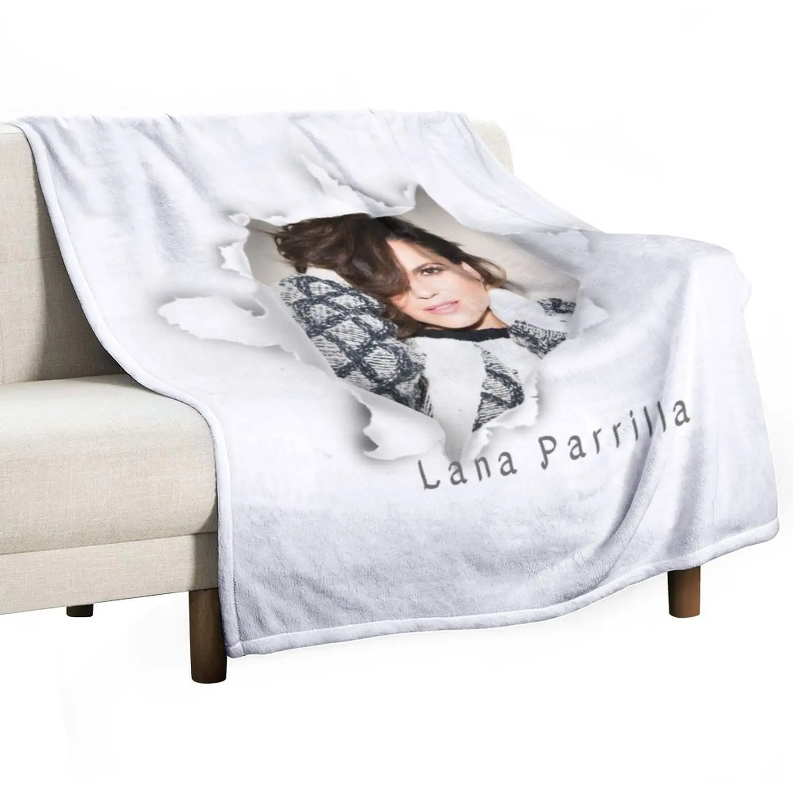 Lana Parrilla Keep Calm Throw Blanket Softest Flannel Decorative Throw Blankets