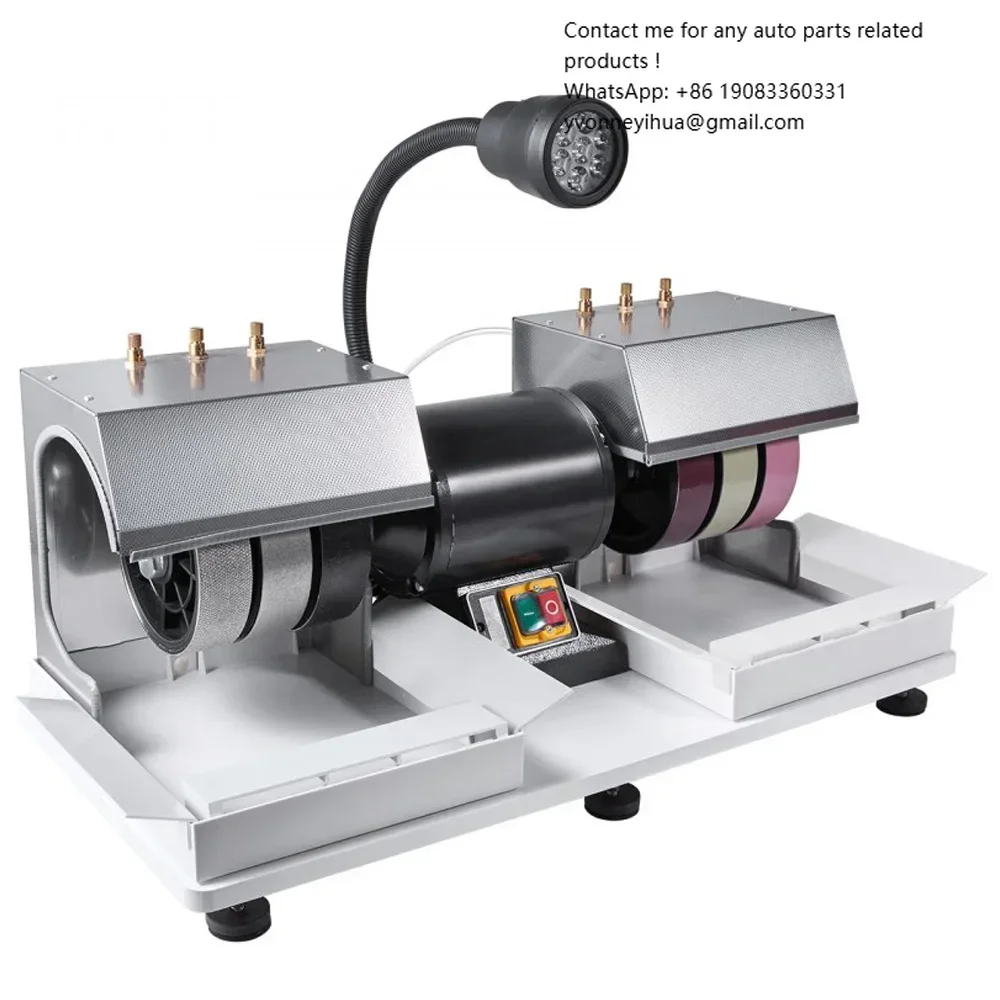 

1800rpm Efficient Lapidary Rock With Lamp Faceting Machine Grinding Machine for Gem Jade Stone Create Cabochons for Necklaces
