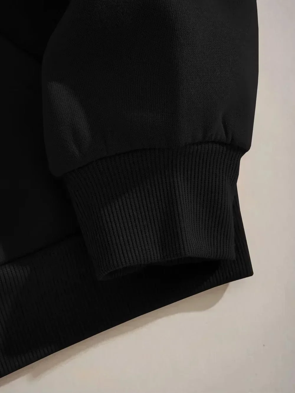 الخريف والشتاء الرجال رمادي غامق طويلة الأكمام رسالة مطبوعة عارضة تنوعا القطن الخالص مقنعين قميص رياضي في الهواء الطلق #5