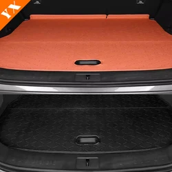 For CHANGAN Deepal S7 2023-2024 Black Interior Decoration Decoration Auto Trunk Mat Rear Trunk Mat Wear-resistant  Waterproof