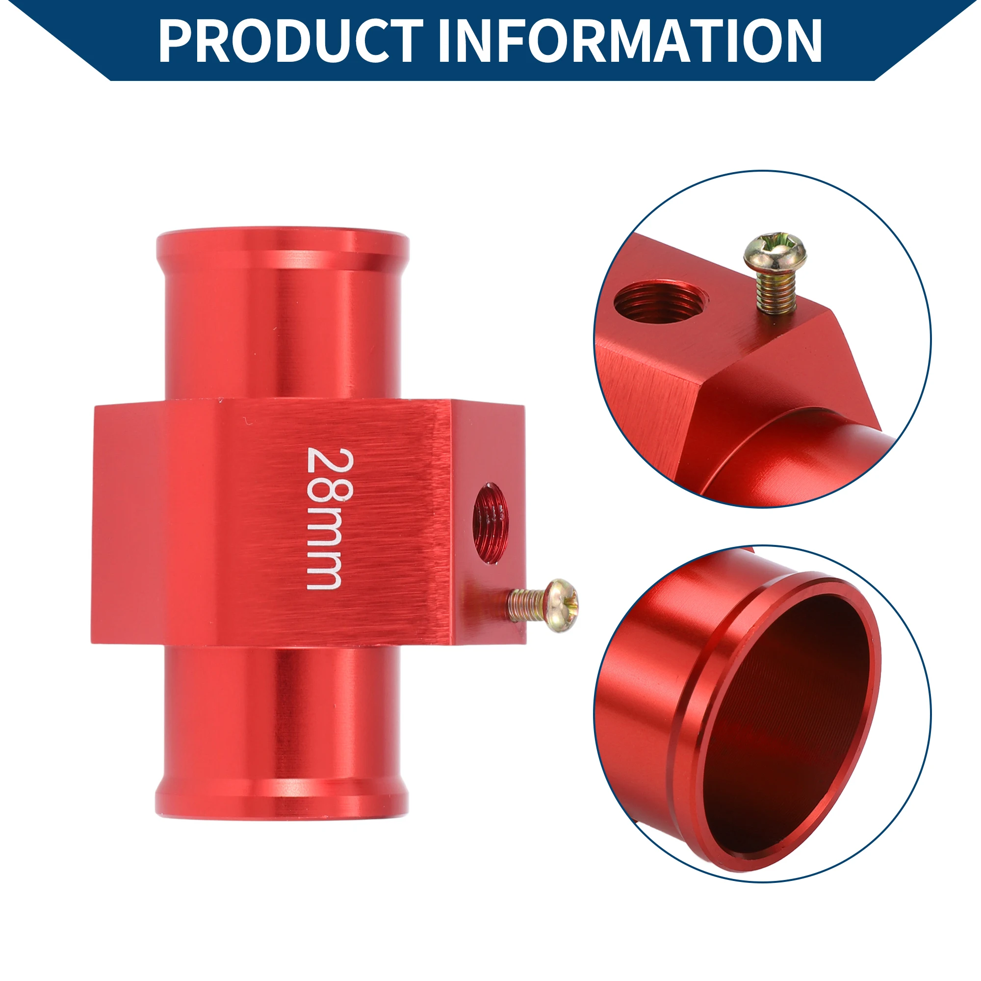 Kit de sensor de temperatura del agua UXCELL 1,10" rojo 170'F encendido - 155'F apagado enfriamiento automático del radiador