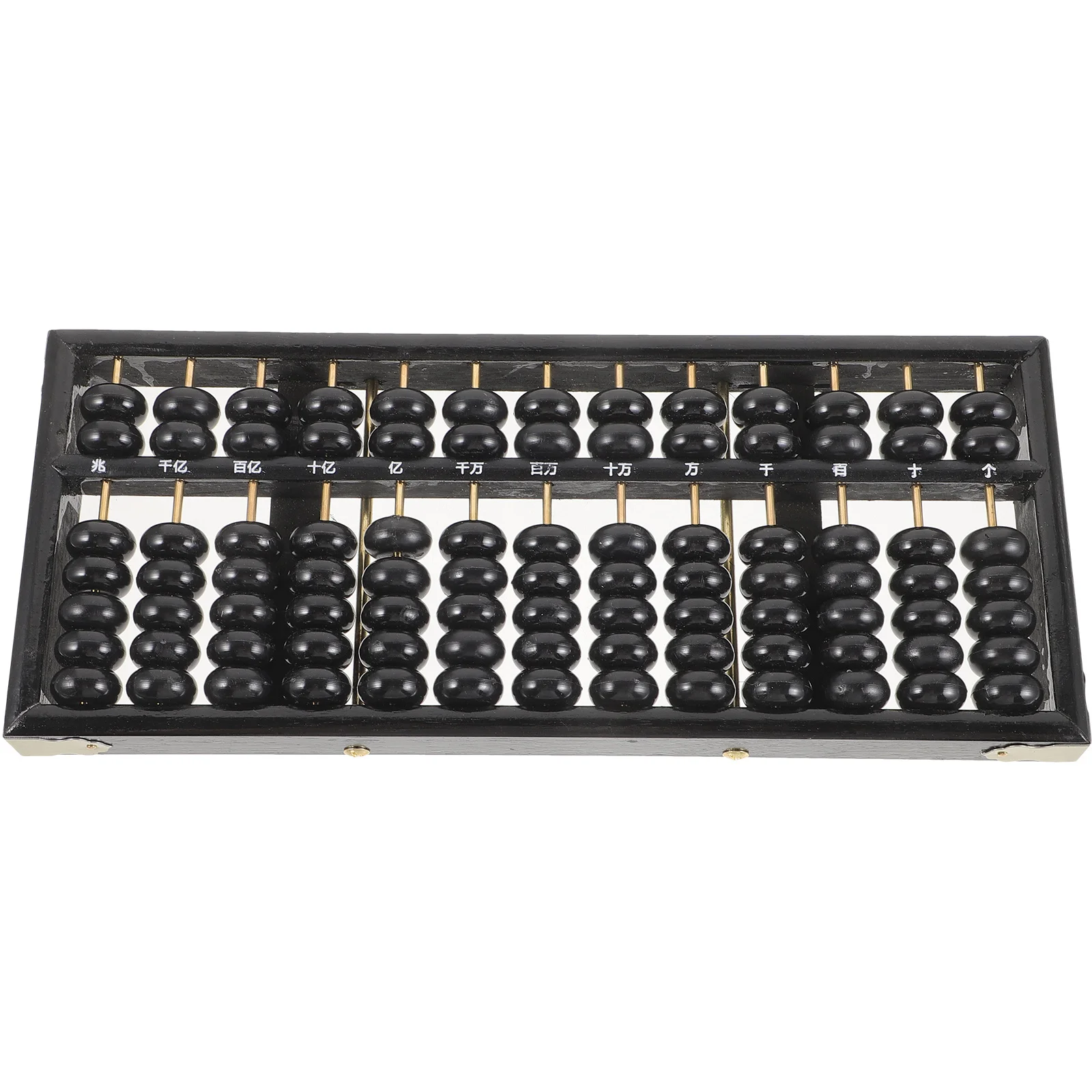 

13-Column 7-Beads Wooden Abacus Chinese Arithmetic Tool For Brain Development Learning Retro Math Counting Device