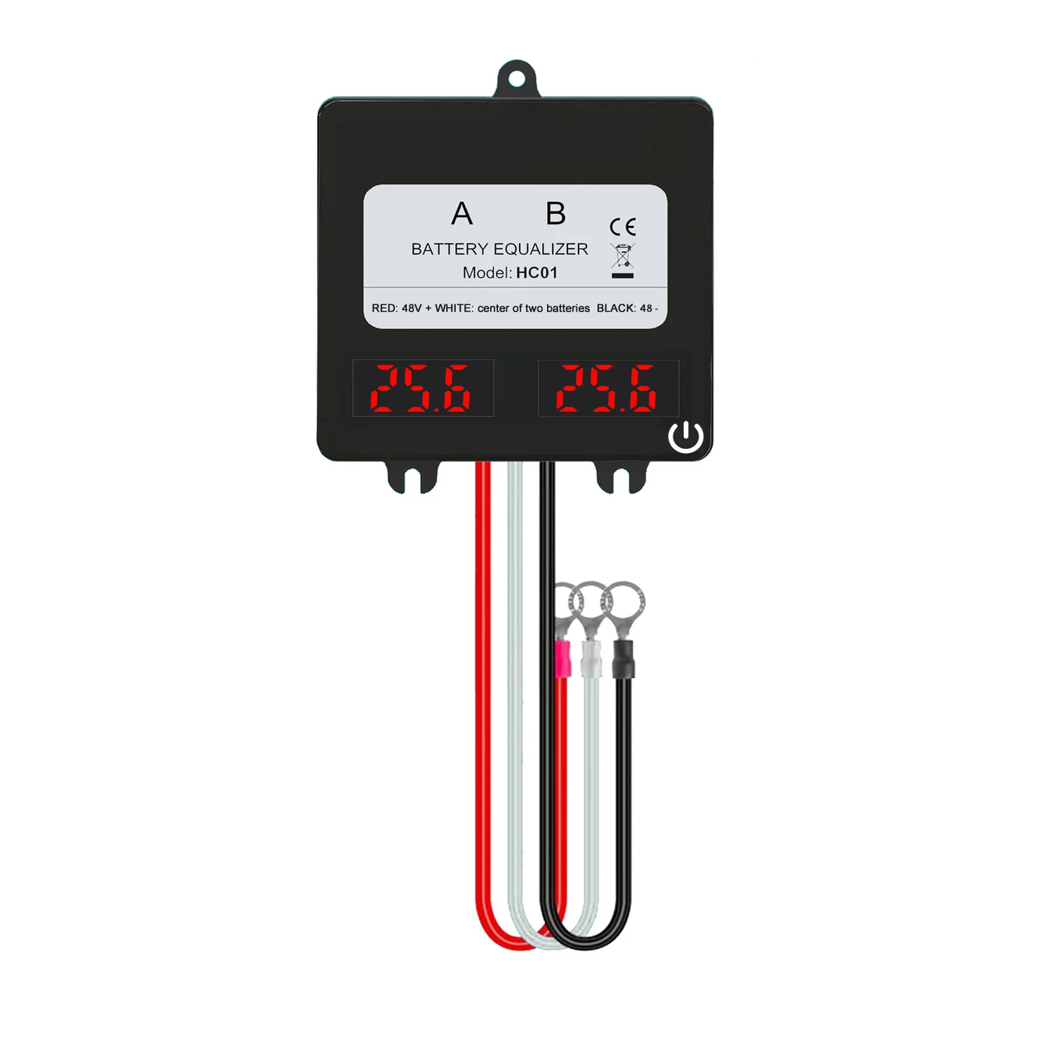 ANGUI Batterij-equalizer HC01 2 x 24V-batterijen 24V48V 72V LTO NCM LFP Actieve spanningsbalancer