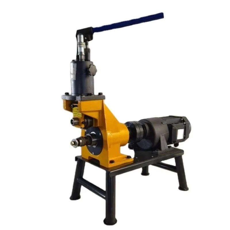 High working efficiency hydraulic tube roller grooving machine