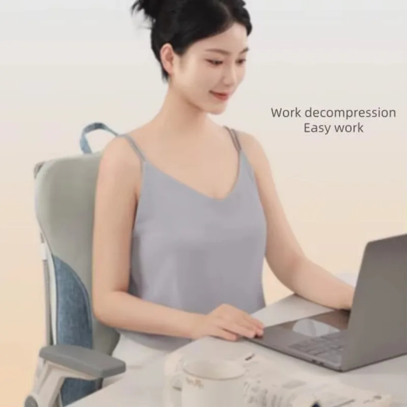 Back and Neck Massager for Pain Relief Deep Tissue with Heat,  Lower Back Massager for Chair Home Office Car Use
