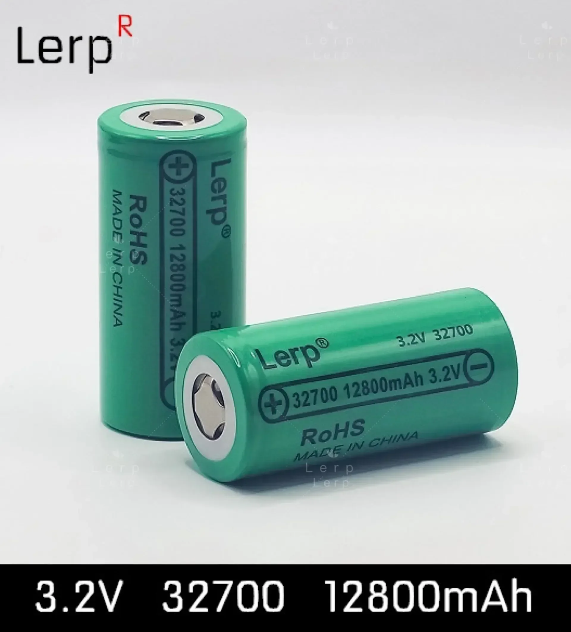 3.2V 32700 12800mAh Battery High Power LiFePO4 35A 55A Continuous Battery Discharge with Nickel Sheets Rechargeable Bateria