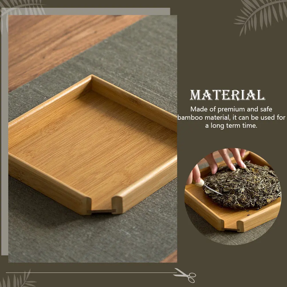 

Vintage Bamboo Tea-Leaf Holder Compact Size Lightweight Safe Feeling Home Kitchen Tearoom Decoration