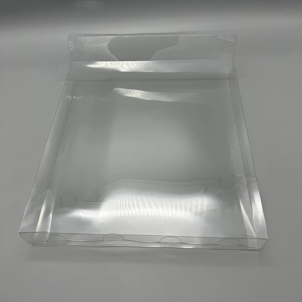 Dustproof Clear Storage Box for Pokémon Trading Card Game Card Display Plastic Protector Case for PTCG PET Transparent Boxes