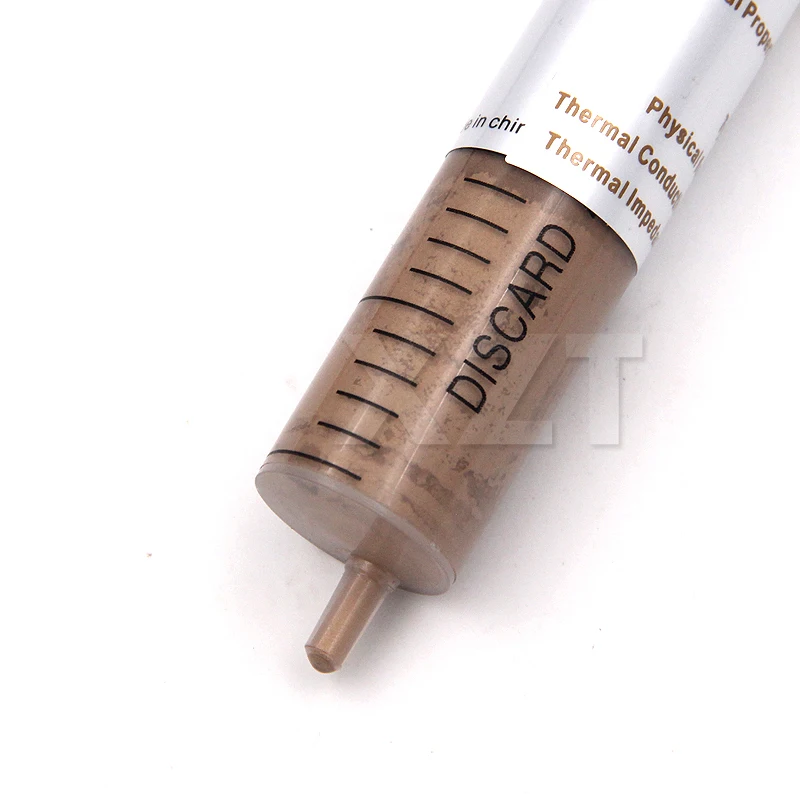 1Pcs 30g Gold Thermal Grease Syringe Silicone Compound Paste CPU GPU Cooling