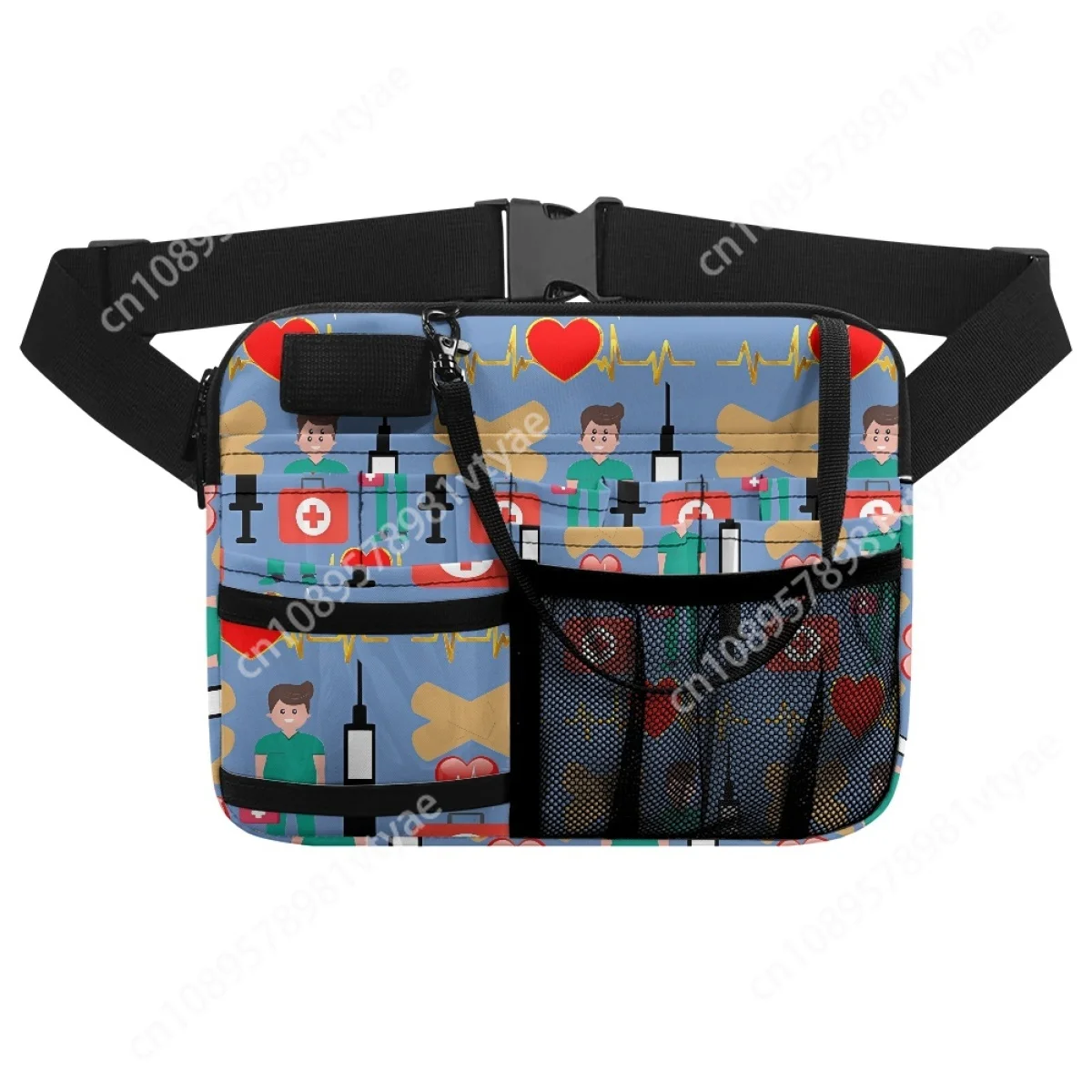 Equipamento médico Fanny Pack para mulheres, batimento do coração, designer médico, organizador do cinto, bolsa de cintura portátil, acessórios para cuidados, presente