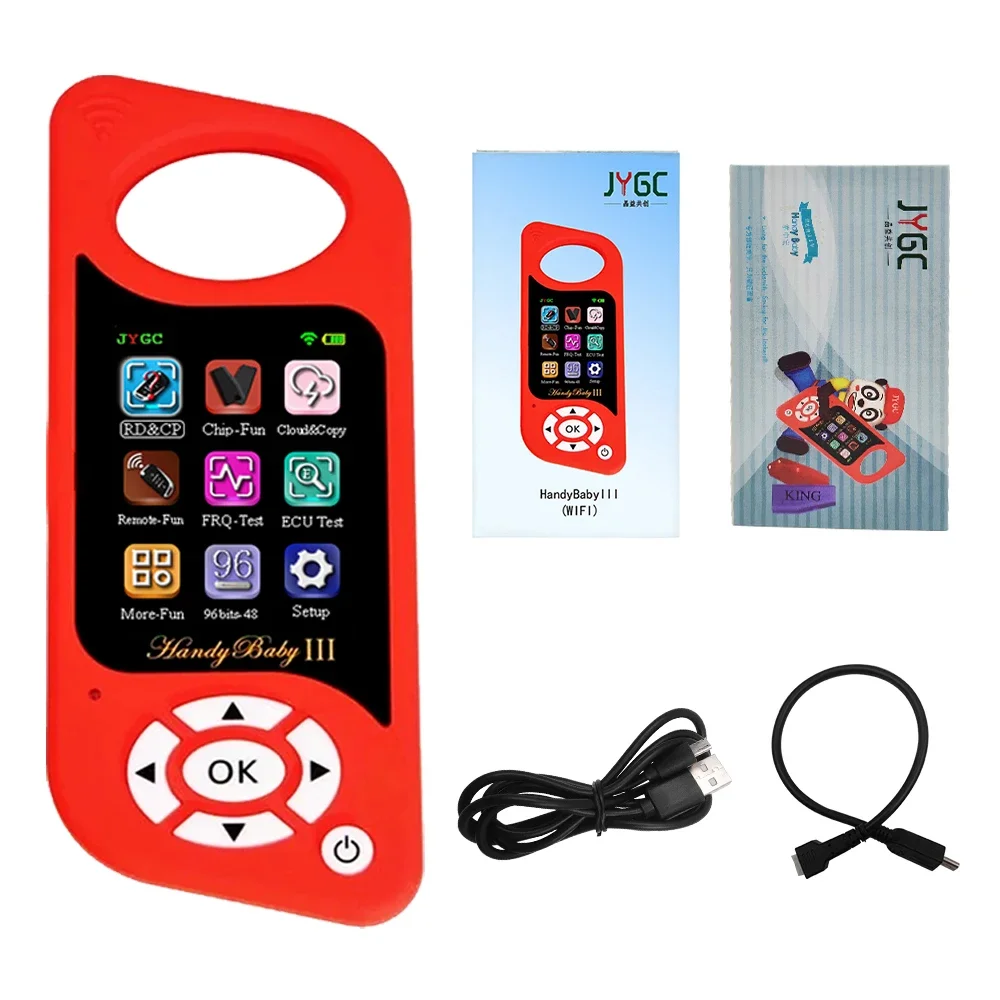 2023 JYGC JMD Handy Baby III Car Key Copier Auto Key Programmer dla 4D/46/48/G/KING/Red Chip Copy 96bit 48 Chip Multi-language