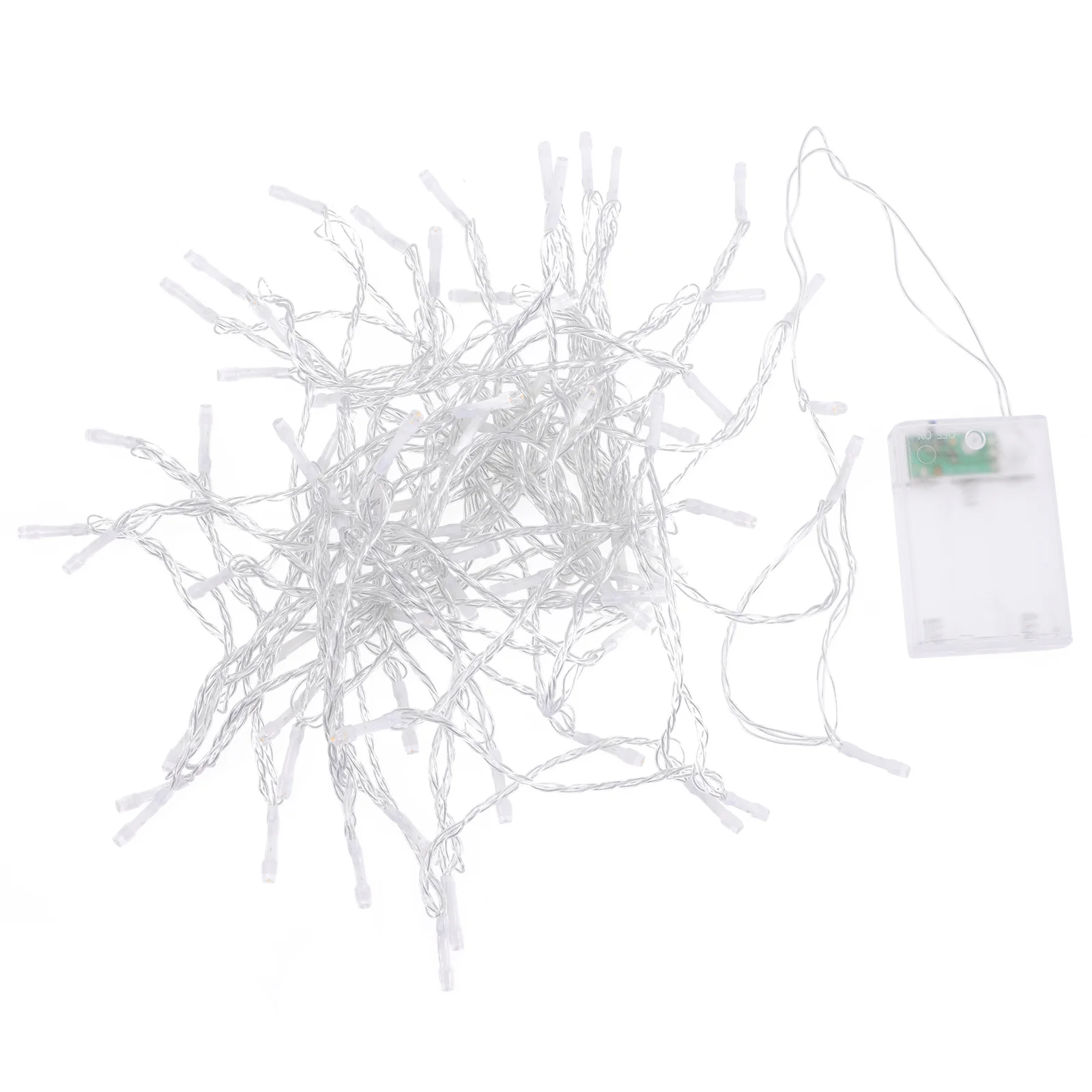 قسط 33Ft LED سلسلة أضواء لزينة شجرة عيد الميلاد في الهواء الطلق أضواء وميض مقاوم للماء لحديقة حفل زفاف المنزل #5