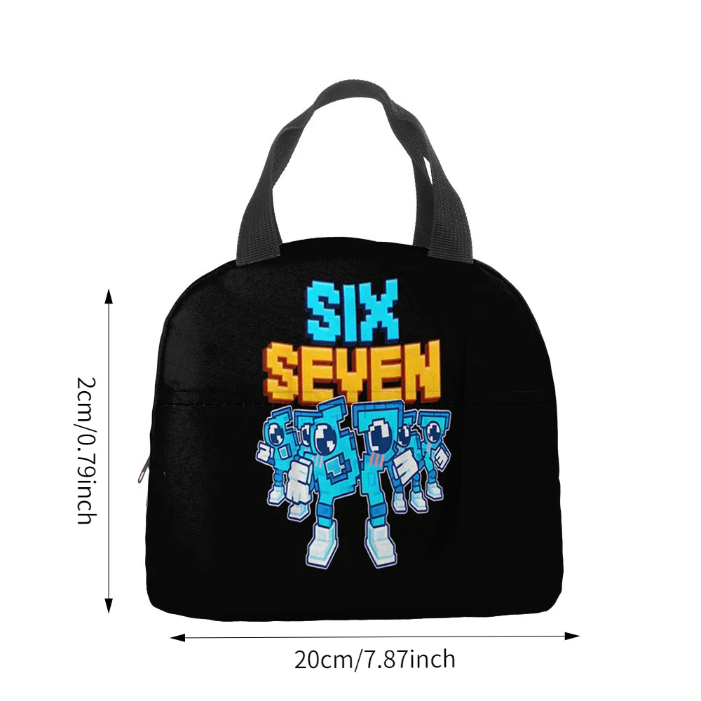 Steal A Brainrot Lunch Bag 67 Student Lunch Children's Shoulder Handbag Insulated Ice Picnic Bag For Kids Christmas Gifts Bags