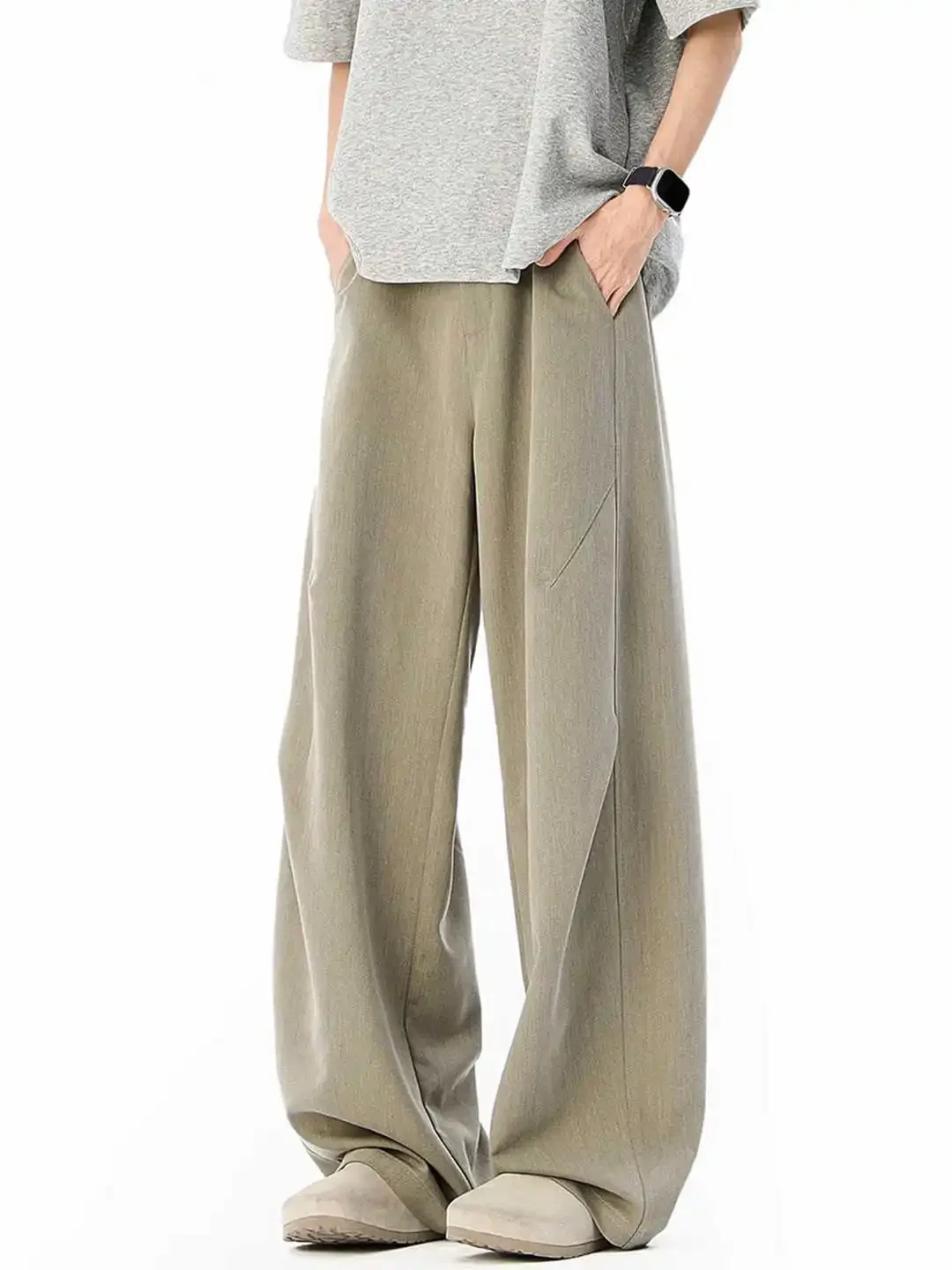 

Женские зеленые мешковатые брюки-парашюты, большие городские костюмы, брюки в стиле Харадзюку, японский стиль 2000-х годов, Y2k, винтажные широкие брюки, одежда