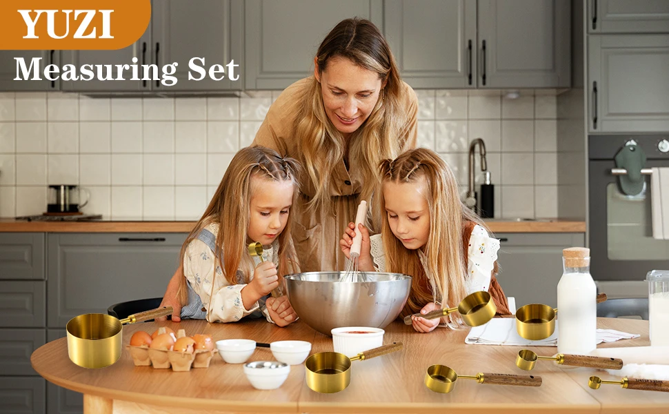 measuring cups and spoons set gold measuring cups measuring spoons cute measuring cups