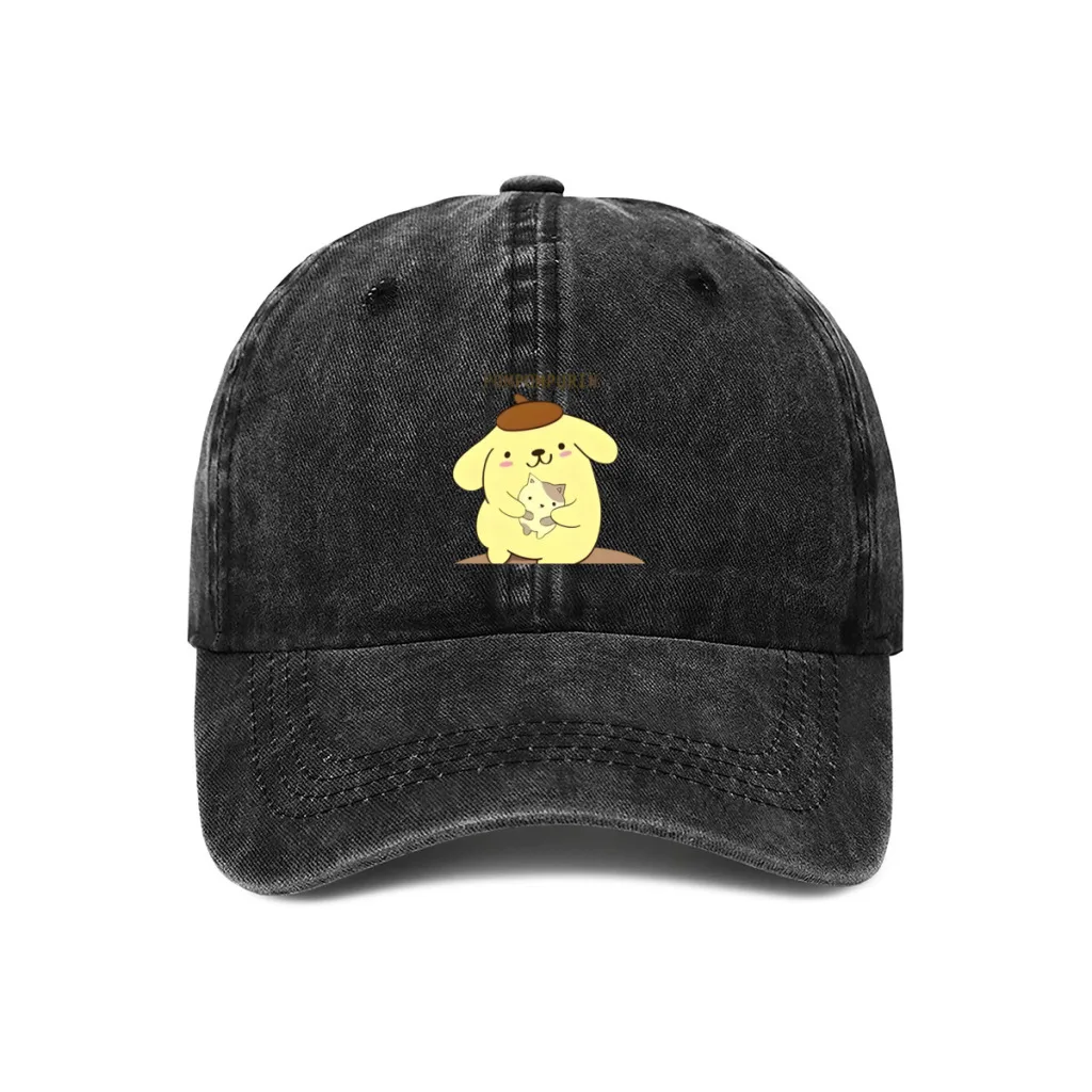 Pompompurin Sanrio Hot Sale Unisex Fashion Cap Classic Baseball Caps For Men & Women High Quality Golf Sports Hat