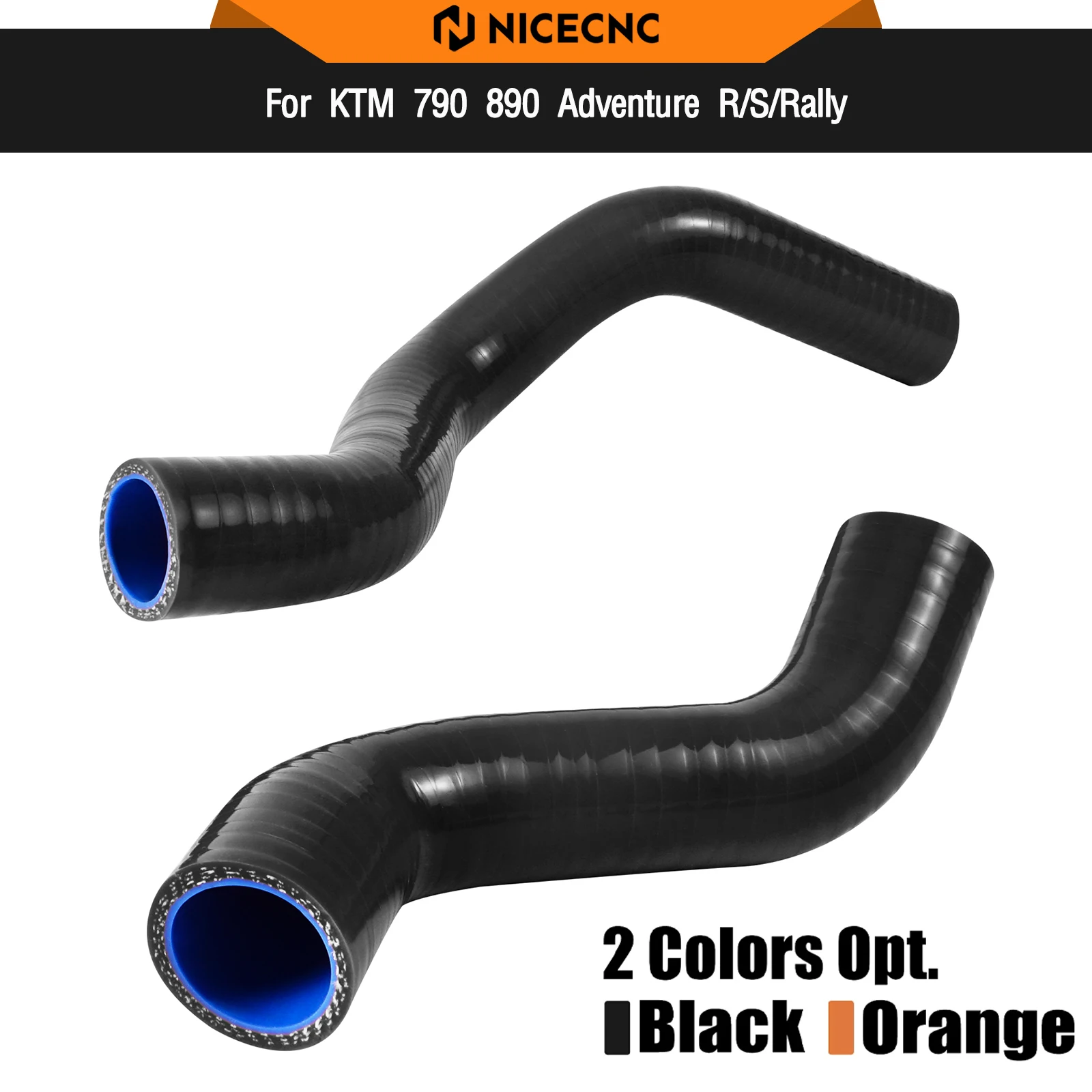 

For KTM 790 890 Adventure/R Rally Radiator Hose Kit Husqvarna 790 Adventure R 2019-2020 890 Adventure 2021-2023 Norden 901 22-24