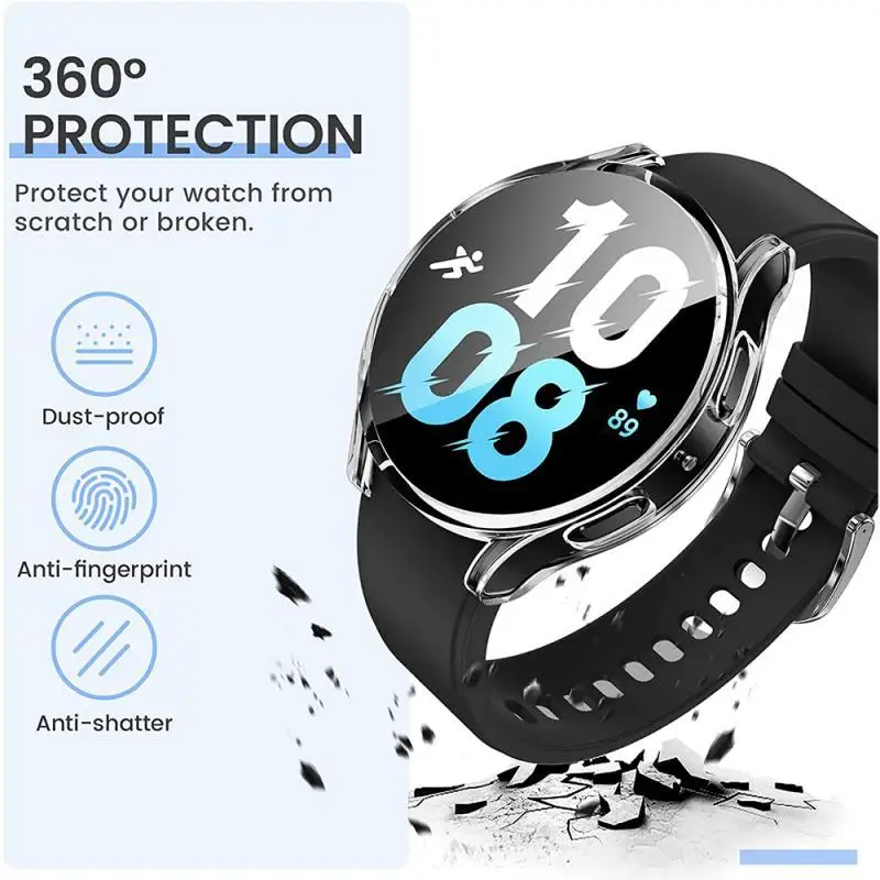 Schutzhülle + Band für Samsung Galaxy Watch 4 5 6 44 mm 40 mm Armband Stahlgeflecht Milanese Loop für Samsung Galaxy Watch 7 44 mm 40 mm – Detail 6